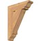 Ekena Millwork Traditional Traditional Smooth Bracket, Western Red Cedar, 3 1/2"W x 14"D x 18"H BKT04X14X18TRA01SWR - alternate 1